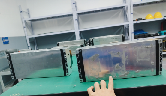 电池模组与箱体处理