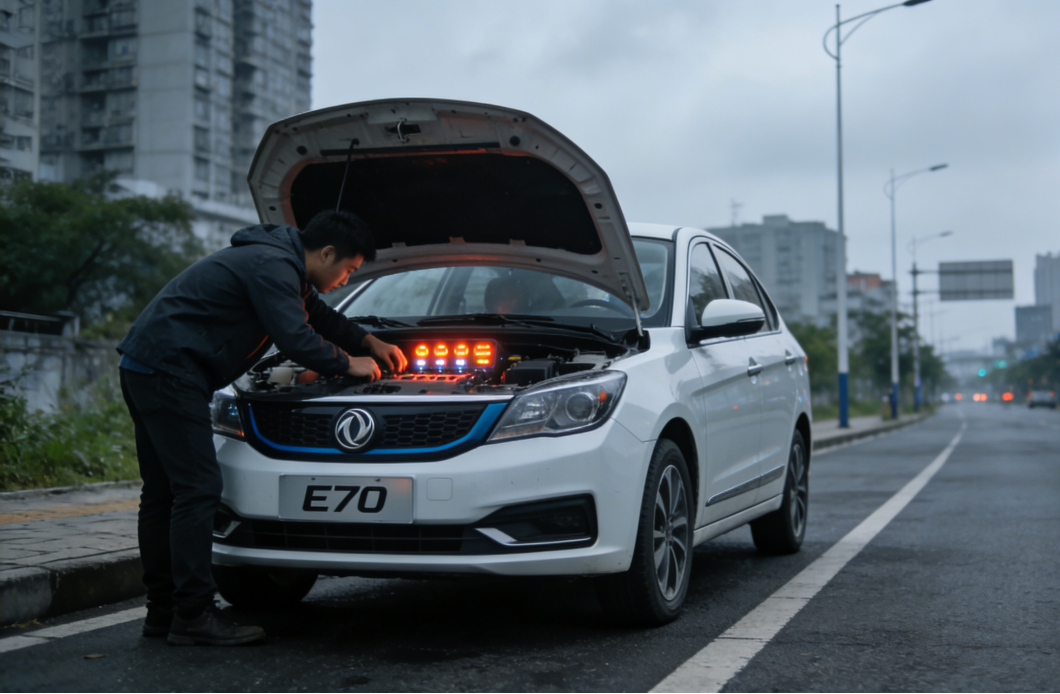 一场与&ldquo;隐形杀手&rdquo;的较量， 东风E70电池温度采集故障维修案例分享